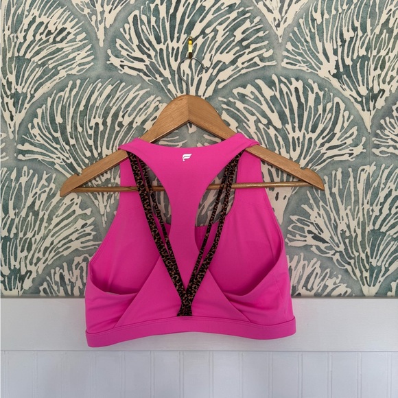 Fabletics Pink Kessler Medium Impact Sports Bra and Powerhold Pink Leggings M - Picture 8 of 8